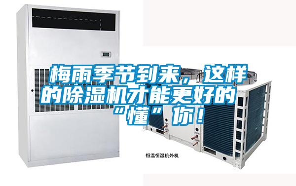 梅雨季節(jié)到來,這樣的除濕機才能更好的“懂”你!