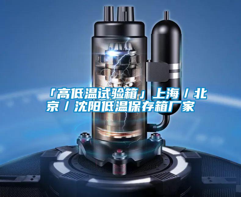 「高低溫試驗箱」上海/北京/沈陽低溫保存箱廠家