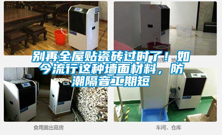別再全屋貼瓷磚過時了！如今流行這種墻面材料，防潮隔音工期短