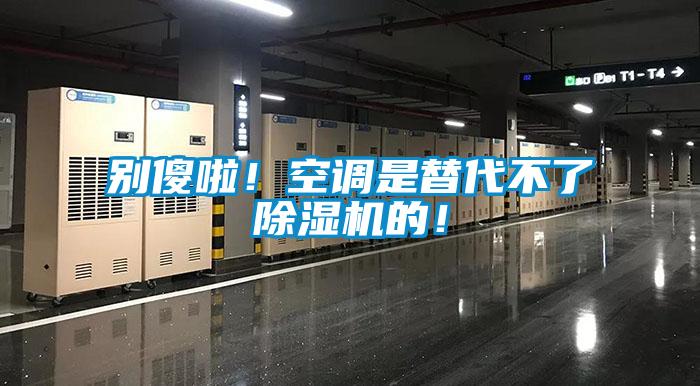 別傻啦！空調是替代不了除濕機的！